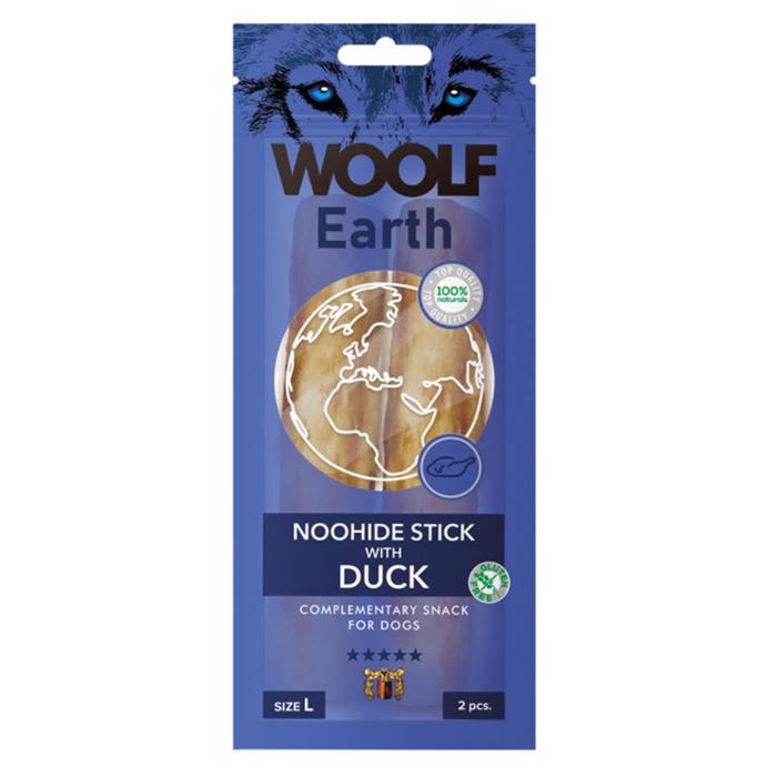 Woolf Earth NooHide Sticks And Naturlige Tyggeben LARGE 2stk